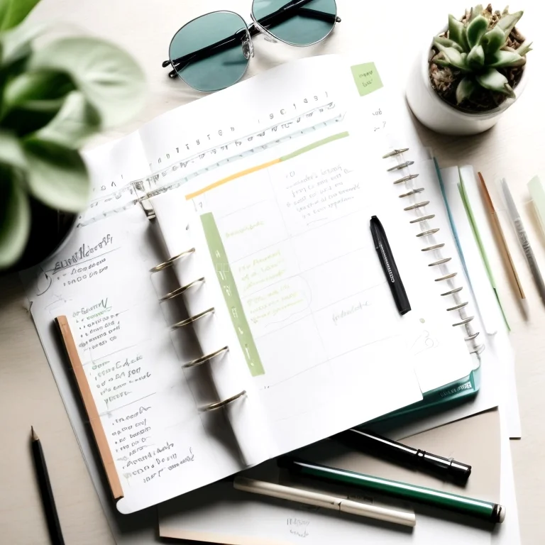 Person plant Ziele mit zielnori auf Laptop